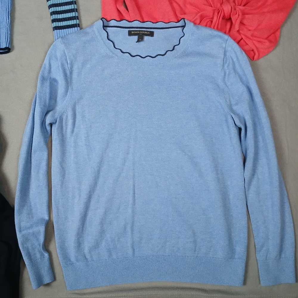 Lot Of 4‎ Women's Size Medium Sweaters - Loft + Banana Republic + Cabi + Talbots - Picture 4 of 10